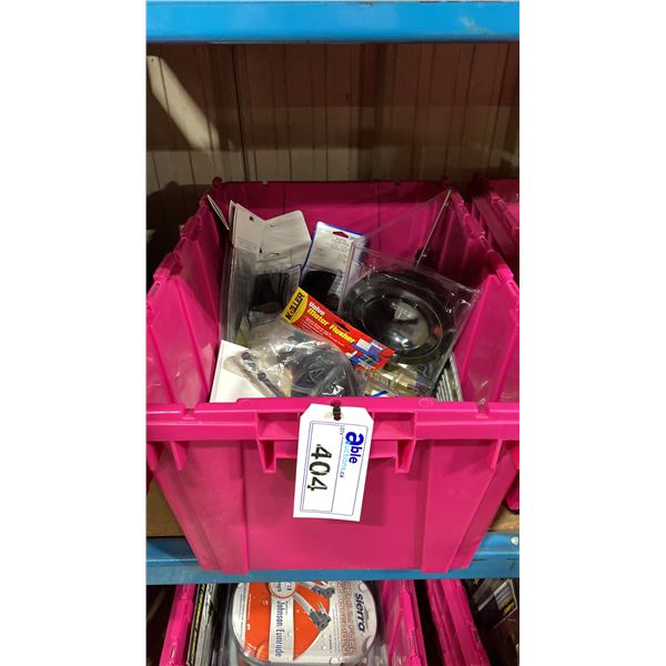BIN OF ASSORTED MARINE PARTS & HARDWARE *BIN NOT INCLUDED*