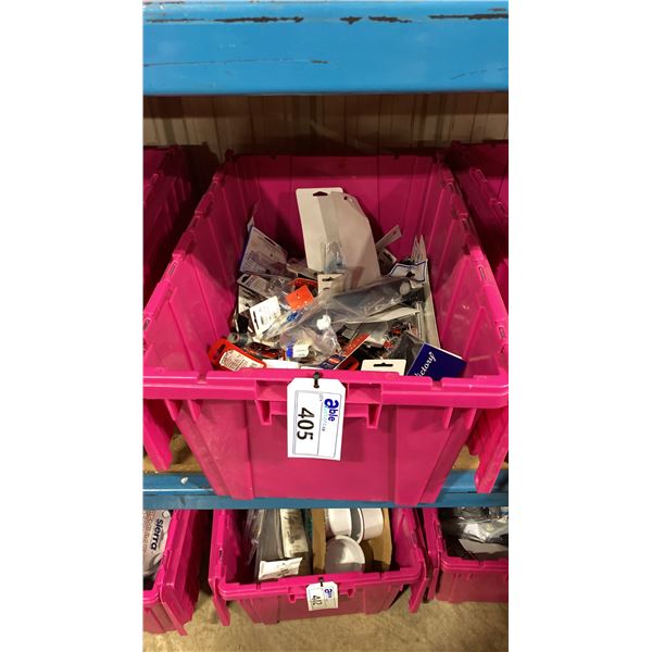 BIN OF ASSORTED MARINE PARTS & HARDWARE *BIN NOT INCLUDED*