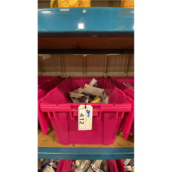 BIN OF ASSORTED MARINE HARDWARE *BIN NOT INCLUDED*
