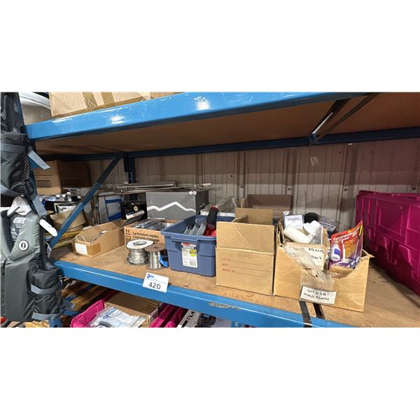 ASSORTED MARINE PARTS & HARDWARE
