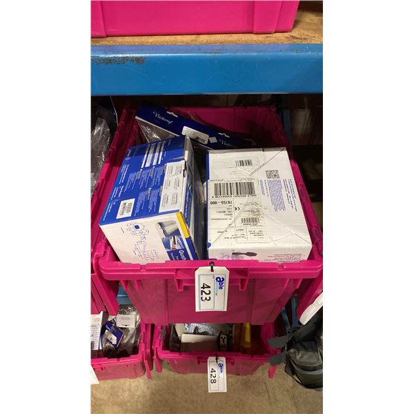 BIN OF ASSORTED MARINE PUMPS- BILGE PUMPS, ROCKER PUMP & GALLEY FOOT PUMPS *BIN NOT INCLUDED*