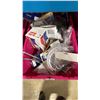 Image 2 : BIN OF ASSORTED MARINE PLUMBING ITEMS- RAW WATER STRAINERS, JABSCO PUMPGARD, GALLEY PUMP, HOSE,