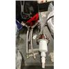 Image 6 : BIN OF ASSORTED MARINE PLUMBING ITEMS- RAW WATER STRAINERS, JABSCO PUMPGARD, GALLEY PUMP, HOSE,