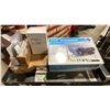 Image 4 : BIN OF ASSORTED MARINE ITEMS- JABSCO HOTSHOT HD6 WASHDOWN KIT, TOILET PUMP UNIT WITH HANDLE, BILGE