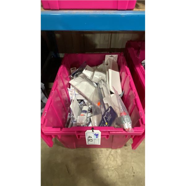 BIN OF ASSORTED MARINE PARTS & HARDWARE *BIN NOT INCLUDED*