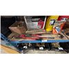 Image 2 : SCEPTER PLASTIC PORTABLE MARINE FUEL TANK, 2 LARGE JERRY CANS, GREASE GUN & ASSORTED TOOLS