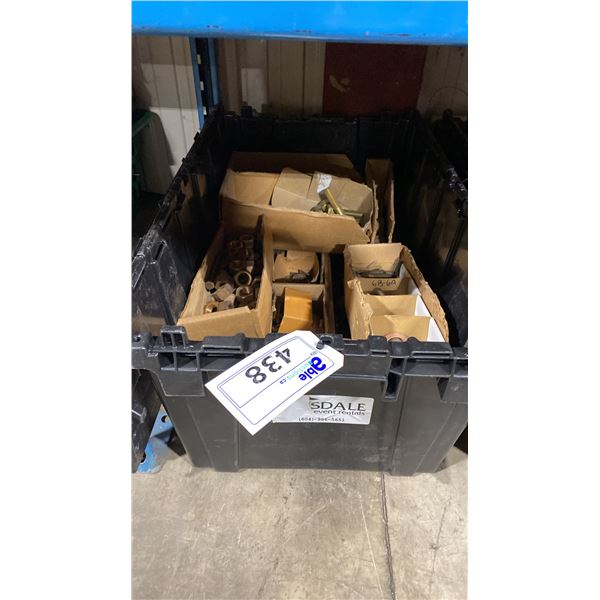 BIN OF ASSORTED MARINE HARDWARE *BIN NOT INCLUDED*