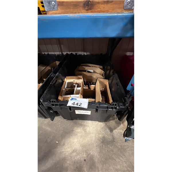 BIN OF ASSORTED MARINE HARDWARE *BIN NOT INCLUDED*