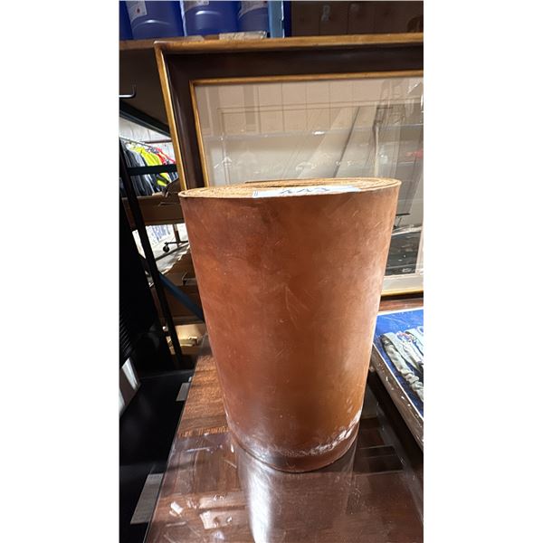 ROLL OF TAN COLORED LEATHER