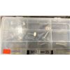 Image 4 : 14 PLASTIC PARTS ORGANIZERS WITH ASSORTED MARINE HARDWARE & METAL BOX OF O-RINGS