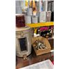 Image 4 : VINTAGE MARINE COLLECTABLE ITEMS- LANTERNS, PORTHOLES, FIRE PUMP CANISTER & CLEATS
