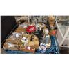 Image 1 : PALLET OF ASSORTED MARINE PARTS, HARDWARE, PAINT ROLLERS, HEAT SHRINK TUBES, ZAP STRAPS & MORE