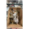Image 6 : CONTENTS OF SHOWCASE-ASSORTED MARINE CLEATS, TURNBUCKLES, LOCKS, FISH HOOK SHACKLES HOOKS & HARDWARE