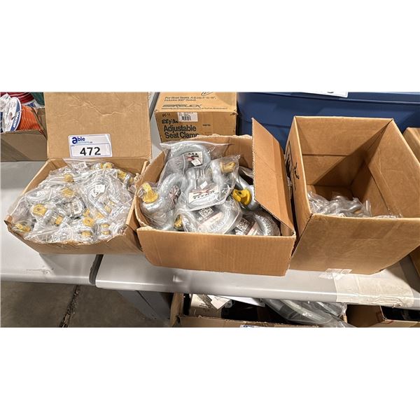 3 BOXES OF TITAN SCREW PIN ANCHOR SHACKLES - 7/8" & 1/2"