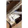 Image 2 : BOX OF MARINE BRACKETS, MERCHANDISE PEGS, DRIP TUBES & ASSORTED MARINE PARTS