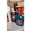 Image 4 : 2- 3.78L JUGS OF SOLVABLE METHYL HYDRATE, 9 BOTTLES OF PRAWN SCENTED OIL, FUEL TREATMENT, 2 BOTTLES
