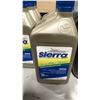 Image 2 : 2- 4L JUGS OF QUICKSILVER 4-STROKE MARINE ENGINE OIL 10W-30 & 7- 946ML BOTTLES OF SIERRA PREMIUM