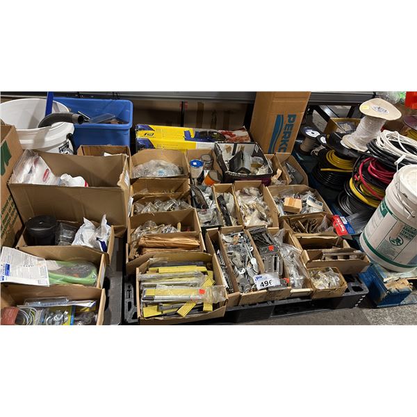 PALLET OF ASSORTED MARINE ACCESSORIES, PARTS & HARDWARE