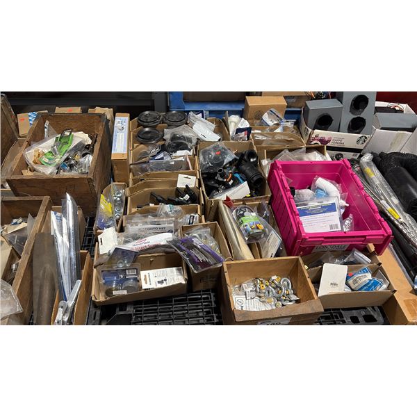 PALLET OF ASSORTED MARINE PARTS & HARDWARE