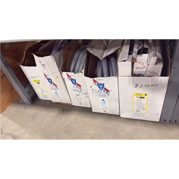 BOXES OF ASSORTED MARINE HOSE