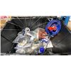 Image 6 : 2 BINS OF ASSORTED MARINE ITEMS- OAR COLLARS, LIGHTS, BRACKETS, OARLOCKS, SCOTTY LAKE TROLLER,