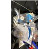 Image 7 : 2 BINS OF ASSORTED MARINE ITEMS- OAR COLLARS, LIGHTS, BRACKETS, OARLOCKS, SCOTTY LAKE TROLLER,