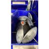 Image 3 : 11 BLUE PARTS BINS OF ASSORTED MARINE SHAFT ANODES & RUDDER TRIM ANODES