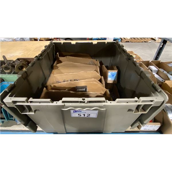 BIN OF ASSORTED MARINE HARDWARE *BIN NOT INCLUDED*