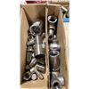 Image 9 : ASSORTED STAINLESS STEEL MARINE PLUMBING PARTS- BALL VALVES, COUPLINGS, ELBOWS, THRU HULL FITTINGS,