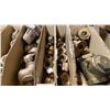 Image 3 : ASSORTED BRASS MARINE PLUMBING PARTS- GATE VALVES, COUPLINGS, ELBOWS, DRAIN STRAINERS,