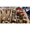 Image 4 : ASSORTED BRASS MARINE PLUMBING PARTS- GATE VALVES, COUPLINGS, ELBOWS, DRAIN STRAINERS,