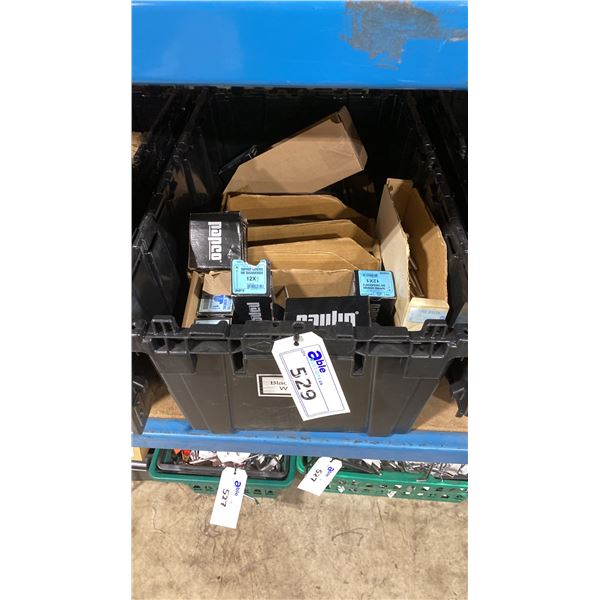 BIN OF ASSORTED PAPEO TAPPING SCREWS AND LAG BOLTS *BIN NOT INCLUDED*