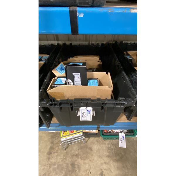BIN OF ASSORTED PAPEO TAPPING SCREWS AND LAG BOLTS *BIN NOT INCLUDED*