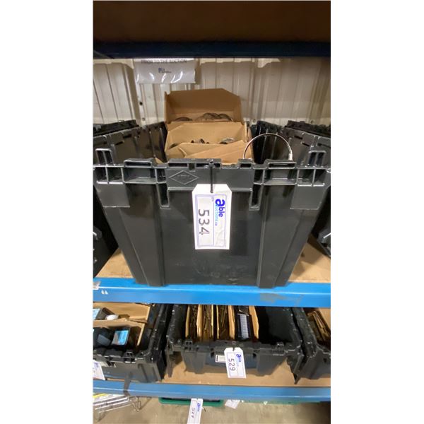 BIN OF ASSORTED HOSE CLAMPS *BIN NOT INCLUDED*