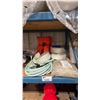 Image 1 : SAMSOM 3/8D WHITE GOLD 300' ANCHOR LINE, NYLON STRAPS, 2 LIFEJACKETS AND ASSORTED ROPE