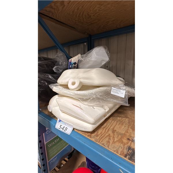 ASSORTED FENDER STEPS, BOUYS AND DOCK EDGE