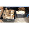 Image 1 : 2 BINS OF ASSORTED MARINE AND PLUMBING HARDWARE *BINS NOT INCLUDED*