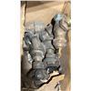 Image 4 : 2 BINS OF ASSORTED MARINE AND PLUMBING HARDWARE *BINS NOT INCLUDED*