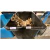 Image 1 : LARGE BIN OF ASSORTED MOSTLY BRASS MARINE HARDWARE- SCREWS, NAILS, BOLTS NUTS & MORE *BIN NOT