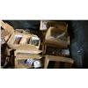 Image 2 : LARGE BIN OF ASSORTED MOSTLY BRASS MARINE HARDWARE- SCREWS, NAILS, BOLTS NUTS & MORE *BIN NOT