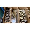 Image 7 : LARGE BIN OF ASSORTED MOSTLY BRASS MARINE HARDWARE- SCREWS, NAILS, BOLTS NUTS & MORE *BIN NOT