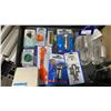 Image 6 : BIN OF ASSORTED MARINE RETAIL PARTS- WATER OUTLETS, THRU HULL INSERTS, DRAIN SCUPPER, GAS CAPS