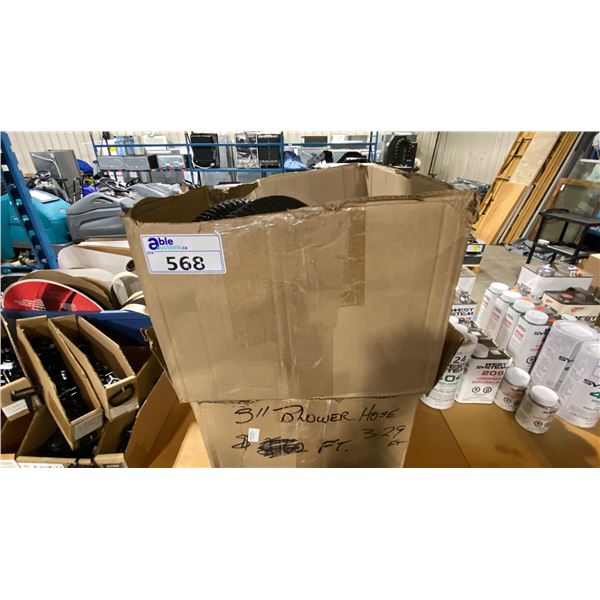 2 BOXES OF ASSORTED BLOWER HOSE