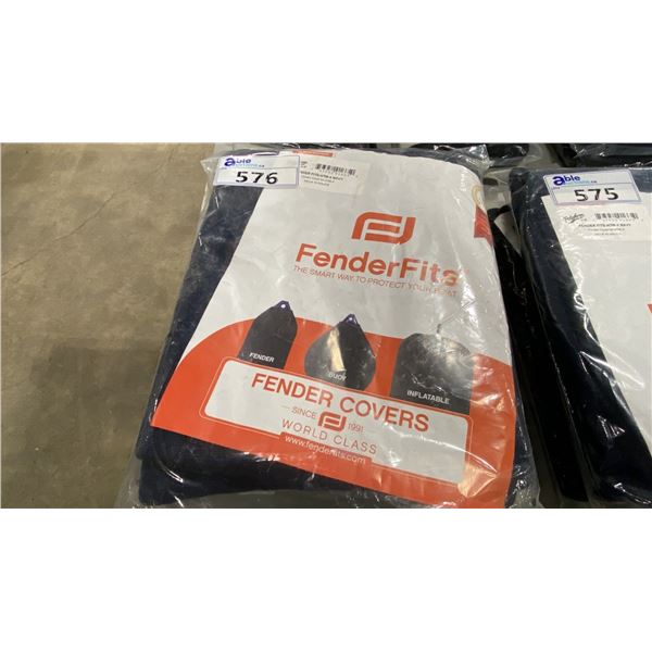 2 POLYFORM FENDER COVERS NAVY BLUE, FITS HTM-4