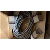 Image 10 : 3 BINS OF ASSORTED MARINE ITEMS- UFLEX CONTROL CABLES, VENT HOSE ADAPTERS, FLOAT SWITCH, PUMP