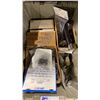 Image 6 : 3 BINS OF ASSORTED MARINE ITEMS- UFLEX CONTROL CABLES, VENT HOSE ADAPTERS, FLOAT SWITCH, PUMP