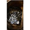 Image 2 : 2 SMALL WOODEN BARRELS OF ASSORTED MARINE HARDWARE