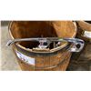 Image 4 : 2 SMALL WOODEN BARRELS OF ASSORTED MARINE HARDWARE
