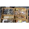 Image 6 : PALLET OF ASSORTED MARINE HARDWARE- CLEATS, 3 AND 4 WAY CORNER PARTS, TEAK PLUGS, BEAD CHAIN, DECK