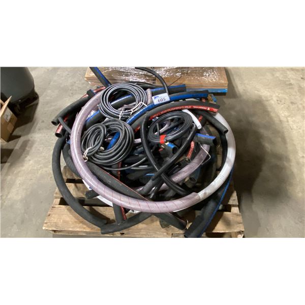 PALLET OF ASSORTED MARINE HOSE